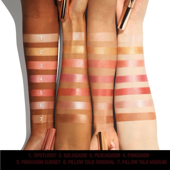 CHARLOTTE TILLBURY PILLOW TALK HIGHLIGHTER BEAUTY LIGHT WAND in 2 Medium NIB - Picture 3 of 7